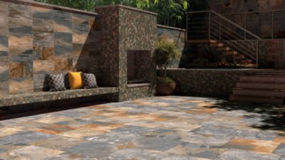 Mosaïque multi-couleur mat 30 x 30 cm Denali