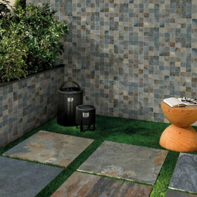 Mosaïque multi-couleur mat 30 x 30 cm Denali