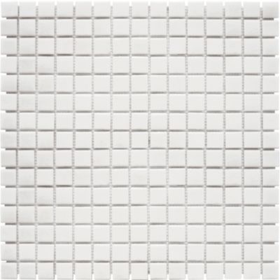 Mosaïque mur et sol Classic blanc 33 x 33 cm