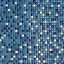 Mosaïque mur mix bleu 30 x 30 cm Akira
