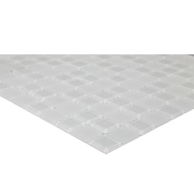 Mosaïque mural blanc 30 x 30 cm Glina