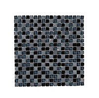 Mosaïque noir 30 x 30 cm Barya Colours