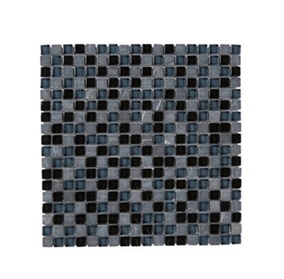 Mosaïque noir 30 x 30 cm Barya Colours