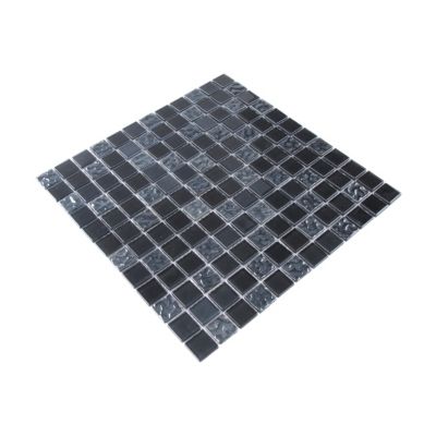 Mosaïque noir 30 x 30 cm Flourencia Colours