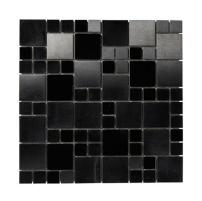 Mosaïque noir 30 x 30 cm Tourino Colours
