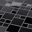 Mosaïque noir 30 x 30 cm Tourino Colours