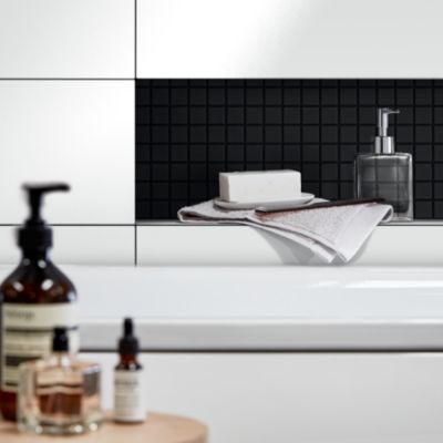 Mosaïque noir 30x30cm Perouso GoodHome