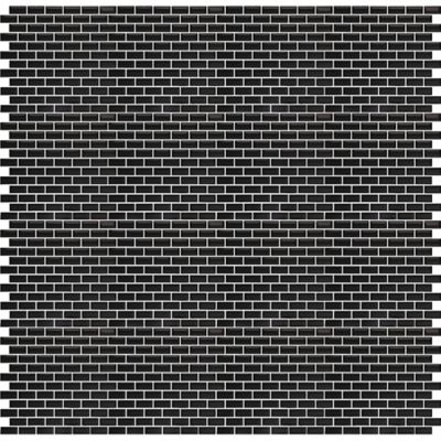 Mosaïque noir 30x30cm Trentie GoodHome