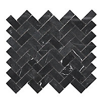 Mosaïque noir 30x30cm Ultimate marble mat