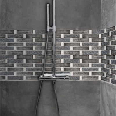 Mosaïque noir Jewel Black 30 x 33,5 cm
