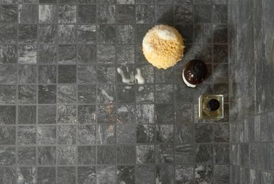 Mosaïque sol et mur anthracite 30 x 30 cm Shaded
