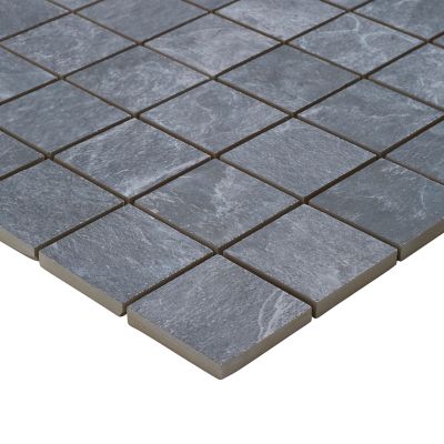 Mosaïque sol et mur anthracite 30 x 30 cm Shaded