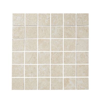 Mosaïque sol et mur beige 30 x 30 cm Soft Lime Stone | Castorama
