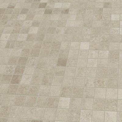 Mosaïque sol et mur grège effet béton L.30 x l.30 cm x ép.10 mm, GoodHome Kontainer