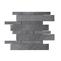 Mosaïque sol et mur gris Lapatto 30 x 30 cm Palemon Stone