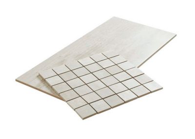 Mosaïque sol et mur intérieur tons beiges L.30 x l.30 cm, Dourtio