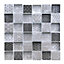 Mosaïque Tennessee noir et blanc 4,8 x 4,8 cm