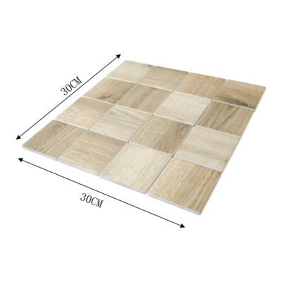 Mosaïque Tinian bois 30 x 30 cm GoodHome