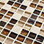 Mosaïque Triesto marron 30 x 30 cm Colours
