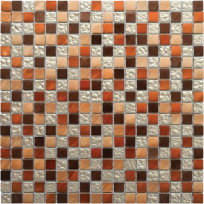 Mosaïque Céramique Or Martelé Mosaik-Netzwerk – 1 Plaque 18-0707_b – Mur Cuisine