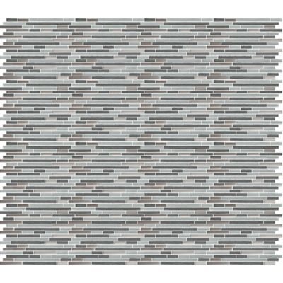 Mosaïque verre gris 30x30cm Foxe GoodHome