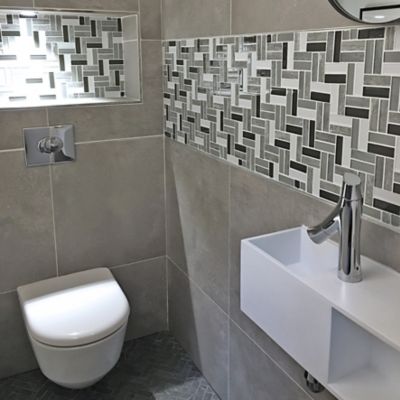 Mosaïque En Verre Carreaux En Pierre Naturelle Manavgat Gris Vert 2 Mix