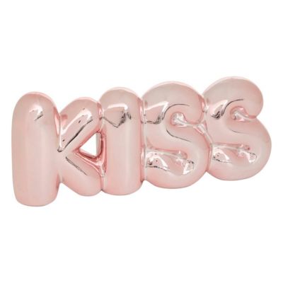 Mot à poser Chéri L. 21,5xP. 4xH. 8,5cm céramique assorti- Rose- Atmosphera
