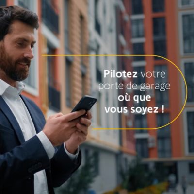 Moteur pour porte de garage Serenia 700 io Connect - Somfy - Hauteur Max. 2.35 m et Largeur Max. 3 m - Pilotage à la voix ou à distance