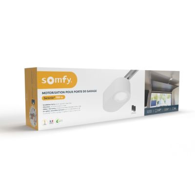 Moteur pour porte de garage Serenia 700 io - Somfy - Hauteur Max. 2.35 m et Largeur Max. 3 m - Compatible TaHoma switch