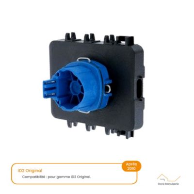 Moteur Universel 10 Nm, Bubendorff Radio R, avec Émetteur et Adaptateur iD 2 Original, pour Volet Roulant