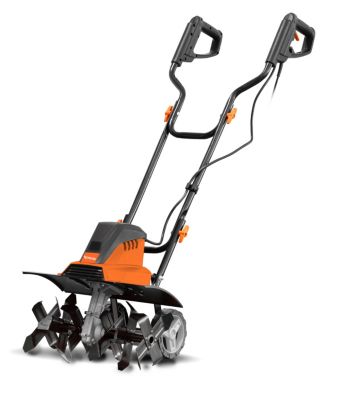 Motobineuse et Motoculteur électrique 1500W CHESTER - Largeur 45cm - 6 Fraises - Idéal Potager-Jardin - Roues escamotables