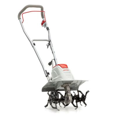 Motobineuse électrique 1500W Largeur de travail 17-45cm 6 fraises - Profondeur de travail 23cm Préparation sol jardin IKRA