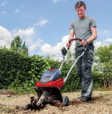 Motobineuse sans fil sur batterie 2 x 18V Einhell GE-CR 30 cm (vendue sans batterie)