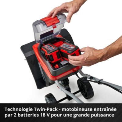 Motobineuse sans fil sur batterie 2 x 18V Einhell GE-CR 30 cm (vendue sans batterie)