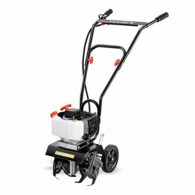 Motobineuse thermique 2 temps, FUXTEC FX-AF152 51,6 cm3 largeur23 cm profondeur 70 mm 14 kg