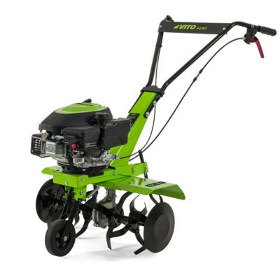 Motobineuse thermique 5CV 149Cm3 Largeur de Travail 630mm Fraise Diam260mm - Motoculteur à Essence 4T Labourer Jardin Potager VITO