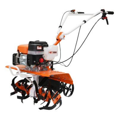 Motobineuse thermique RURIS 5600fr 4 CV, moteur 4 temps 174 cm3, largeur 550 mm, profondeur 100 mm, jardins et serres