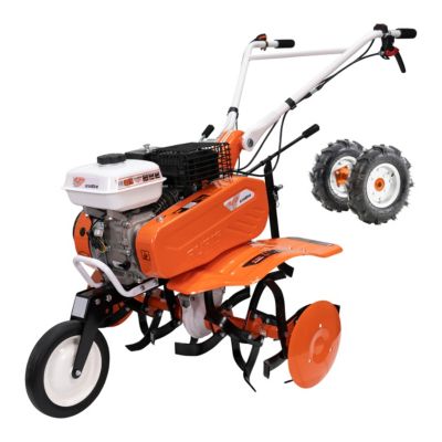 Motobineuse thermique RURIS 6500FR 7 CV 208 cm3, largeur 560-830 mm, profondeur 290 mm, 3 vitesses, carter en aluminium