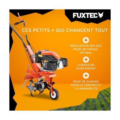 Motoculteur thermique - FUXTEC FX-AF1139 - 139cm3 motobineuse largeur 36cm