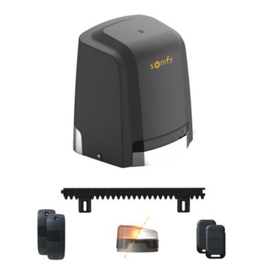 Motorisation pour portail coulissant Slidymoove 600 Flash - Somfy - Compatible portail jusqu'à 8m et 600kg - Fabriqué en France
