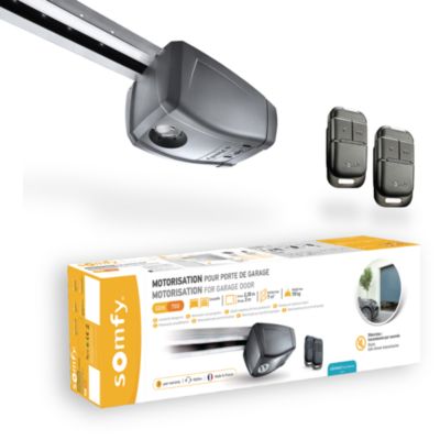 Motorisation pour porte de garage GDK700 - Somfy - Compatible portes sectionnelles et basculantes débordantes - Jusqu'à 7m² - Facile à installer