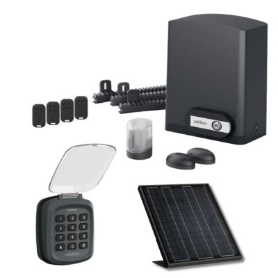 Motorisation solaire Avidsen Orea 550 avec digicode pour portail coulissant