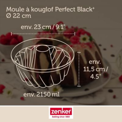 Moule à kouglof 22 cm Zenker PerfectBack+