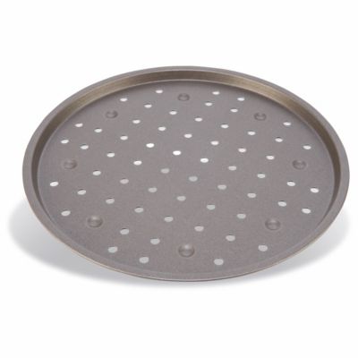 Moule à Pizza Anti-Adhésif Perforé 30 à 34 cm - Pujadas - l0.1- L0.1- P0.1- h0.1- Acier