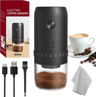 Moulin à Café Électrique USB 40 Niveaux