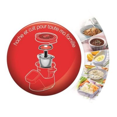 Moulinex Accessoire mini bol cuisson 1,4 L, Compatible avec robot cuiseur Companion, Double lame