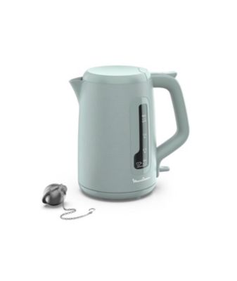 MOULINEX Bouilloire électrique 1.7 L, Indicateur 1 tasse, Filtre anticalcaire, Arret auto, Boule a thé incluse, Morning BY2M1310