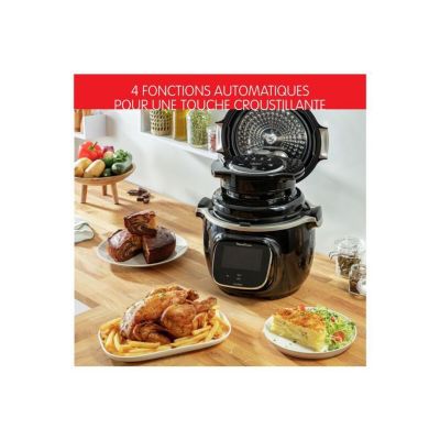 Moulinex Cookeo Extra Crisp, Couvercle air fryer, Recettes croustillantes, EZ150800