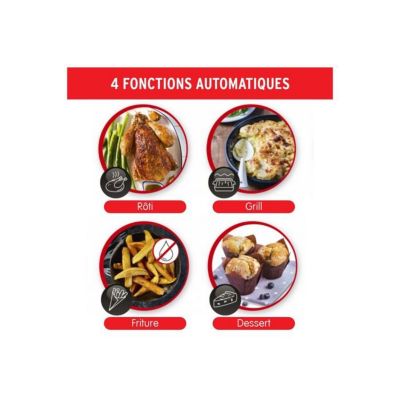 Moulinex Cookeo Extra Crisp, Couvercle air fryer, Recettes croustillantes, EZ150800