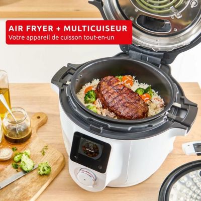 Moulinex Cookeo Infinity, Air fryer + multicuiseur sous pression, Sans pale de mélange, 16 programmes